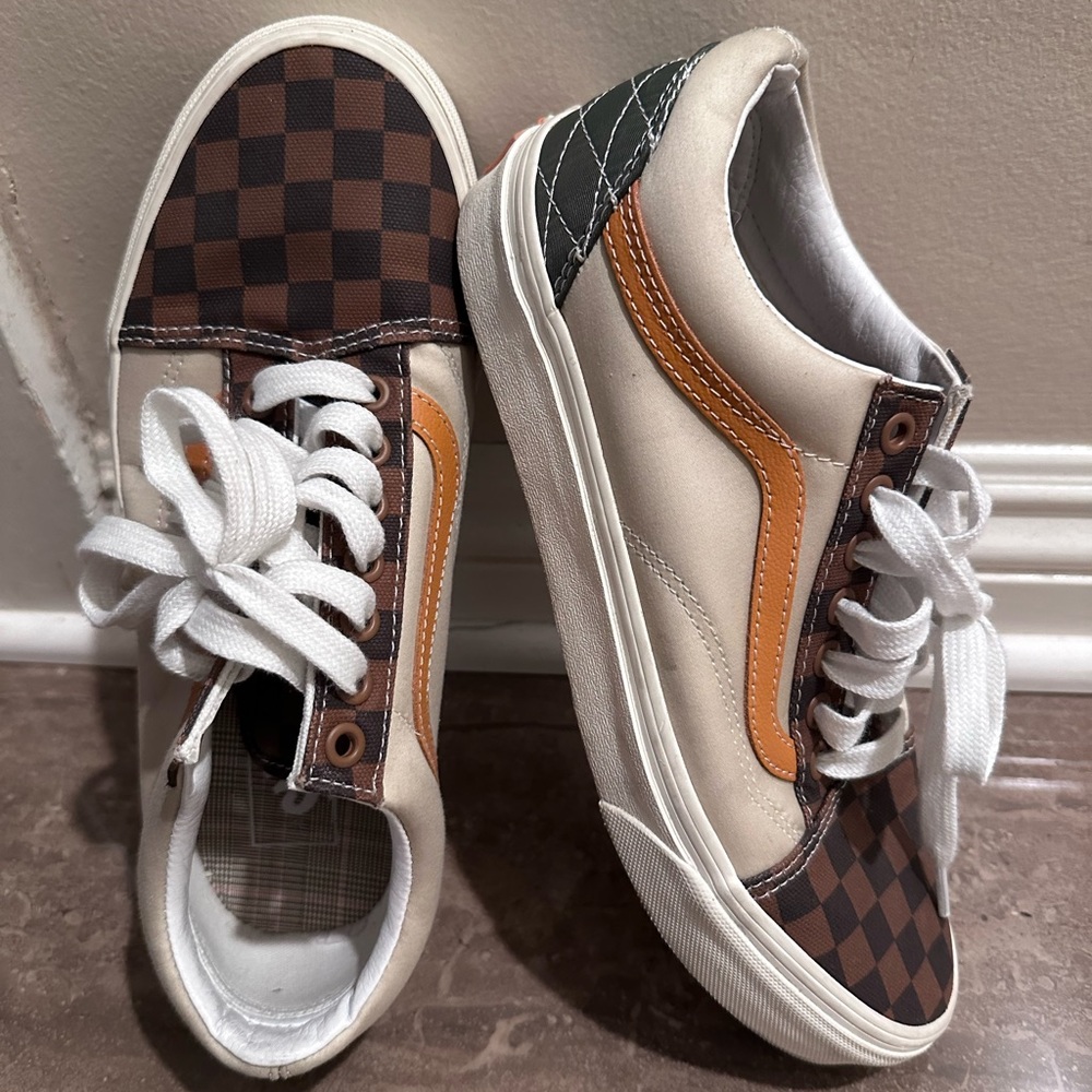 Vans | Mixed utility checkerboard old skool | Unisex - W 8.5 , M 7